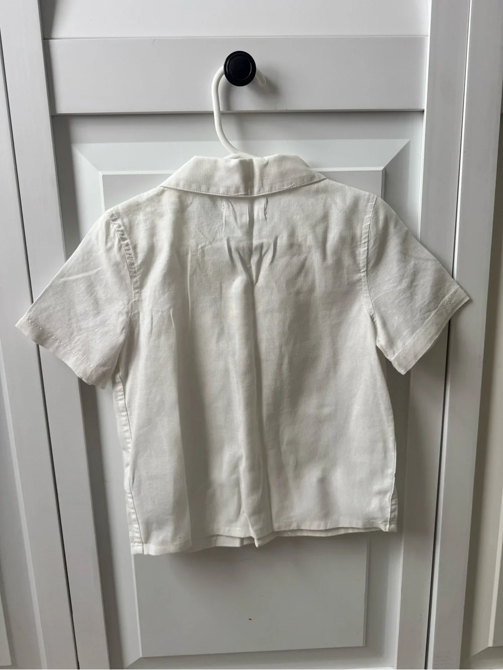 Gap Kids Linen Short-Sleeve Button-Up Shirt